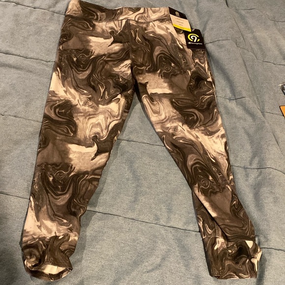 New NWT Champion capri leggings swirl pattern girls xl - Picture 1 of 3